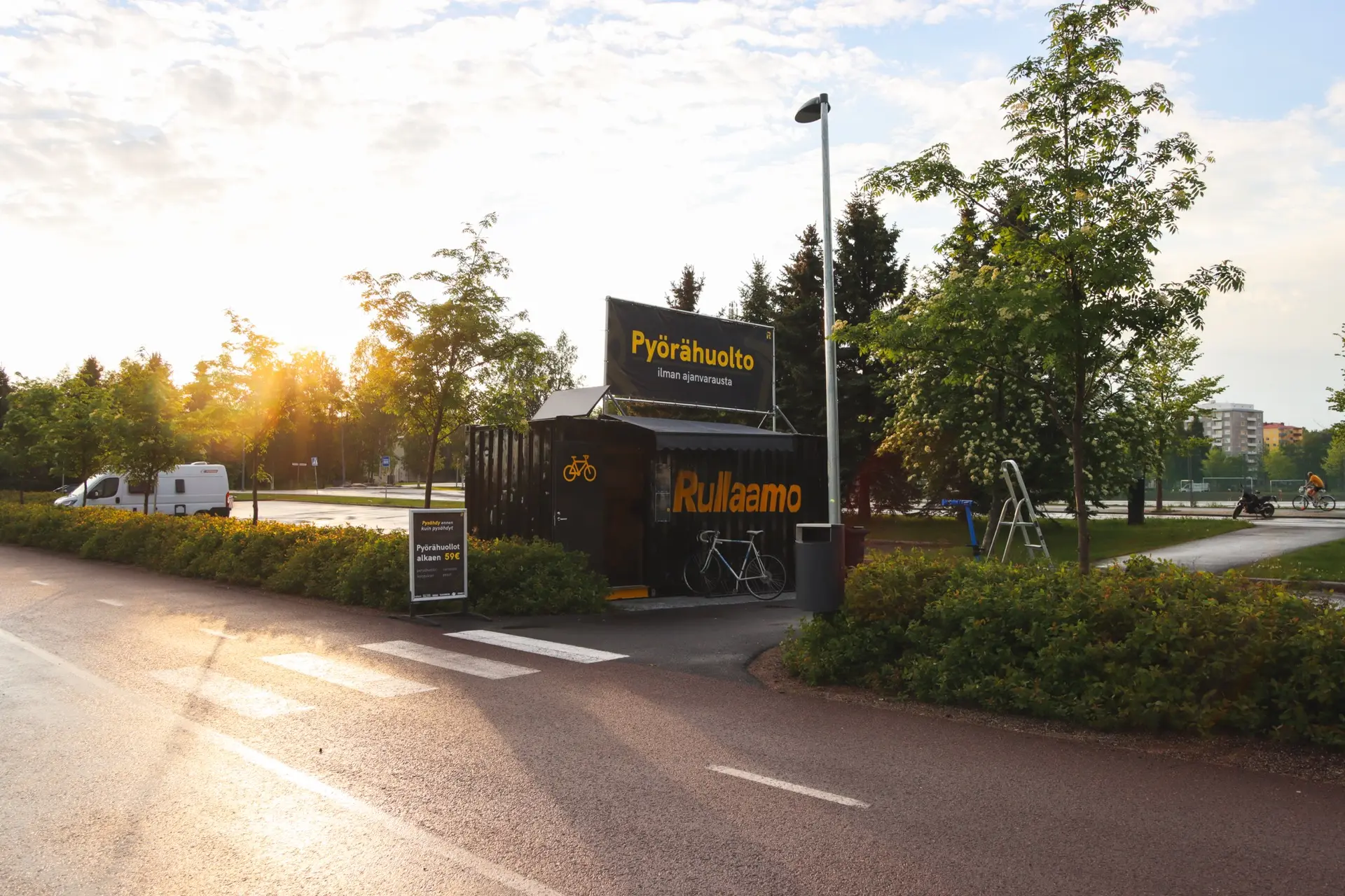 Rullaamon pyörähuoltokontti